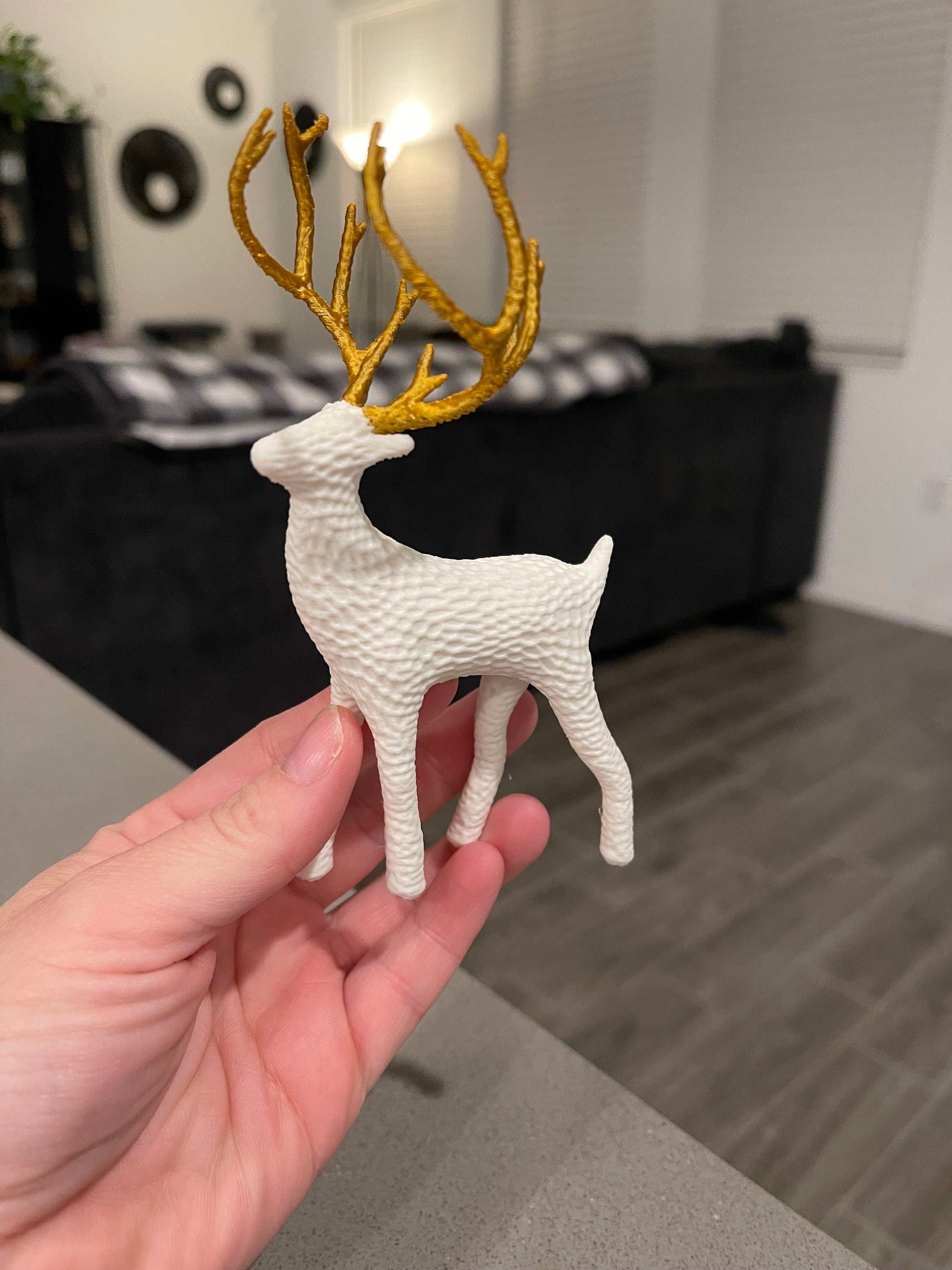 Stag 3D Printed Choose Your Own Color Bookshelf decor bookish merch-Create Fantasy Crafts