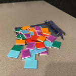 1" Mini Books 3D Printed Random Colors Mini Bookshelf Decor-Create Fantasy Crafts