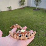 Flappy Jacks Articulating Stingray 3D Printed Fidget Toy Desk Decor-Create Fantasy Crafts