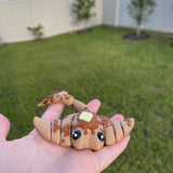 Flappy Jacks Articulating Stingray 3D Printed Fidget Toy Desk Decor-Create Fantasy Crafts