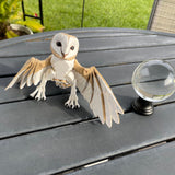 White Owl - Barn Owl - 3D Print Bookshelf Bookish Movie Decor-Create Fantasy Crafts