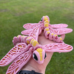 Dragonfly Articulating 3D Print Customizable Choose Color-Create Fantasy Crafts