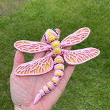 Dragonfly Articulating 3D Print Customizable Choose Color-Create Fantasy Crafts