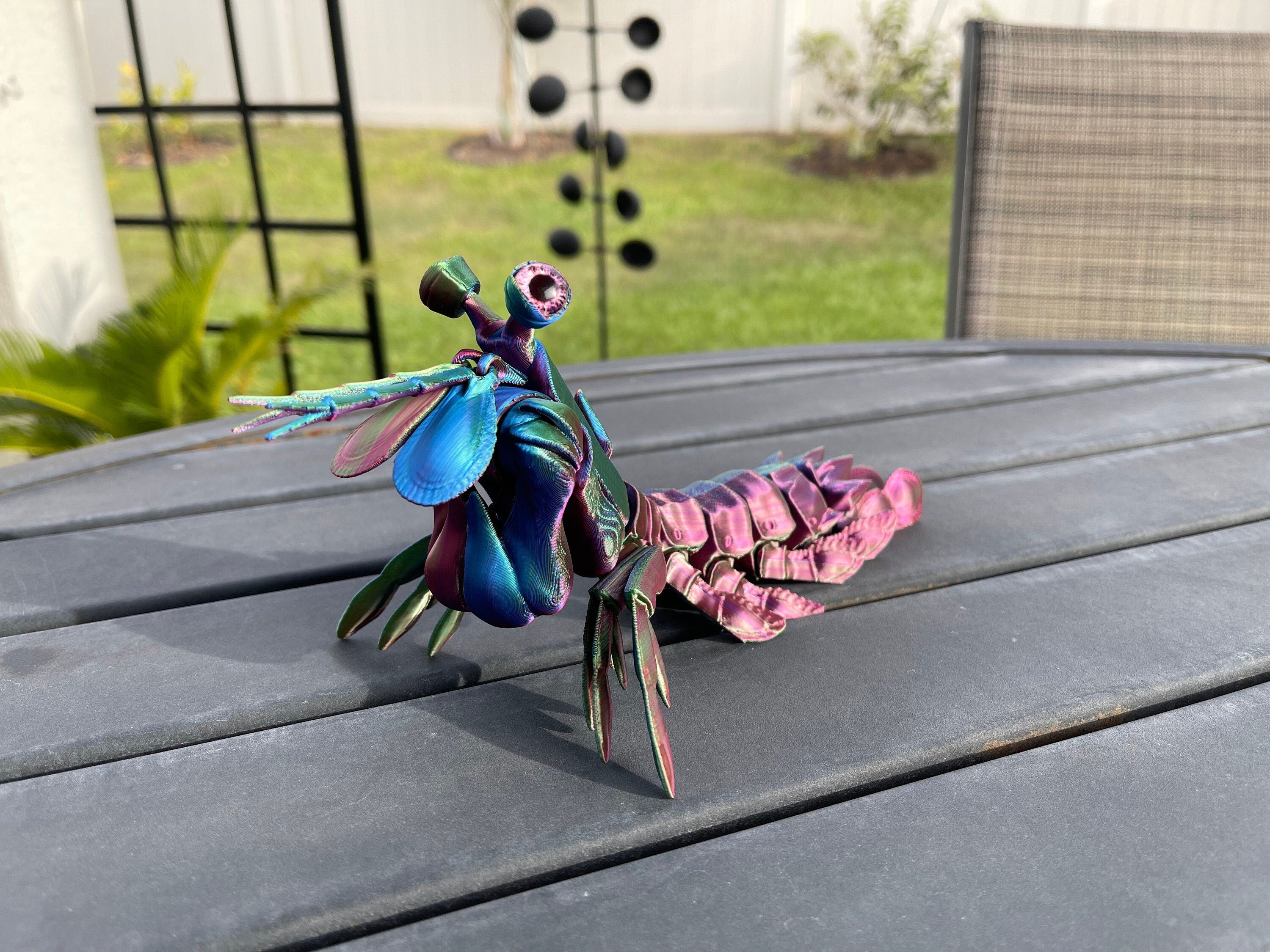 Mantis Shrimp 3D Print Articulating Customizable You Choose Color-Create Fantasy Crafts