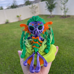 Creepy Mermaid Doll Articulated 3D Print Includes Stand Desk Decor Horror Goth Fidget Creepy Cute-Create Fantasy Crafts