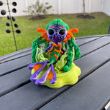 Creepy Mermaid Doll Articulated 3D Print Includes Stand Desk Decor Horror Goth Fidget Creepy Cute-Create Fantasy Crafts