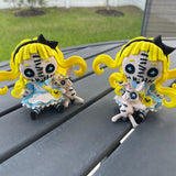 Creepy Alice Inspired Doll Articulated 3D Printed Voodoo Doll Desk Decor Horror Goth Fidget Creepy Cute-Create Fantasy Crafts