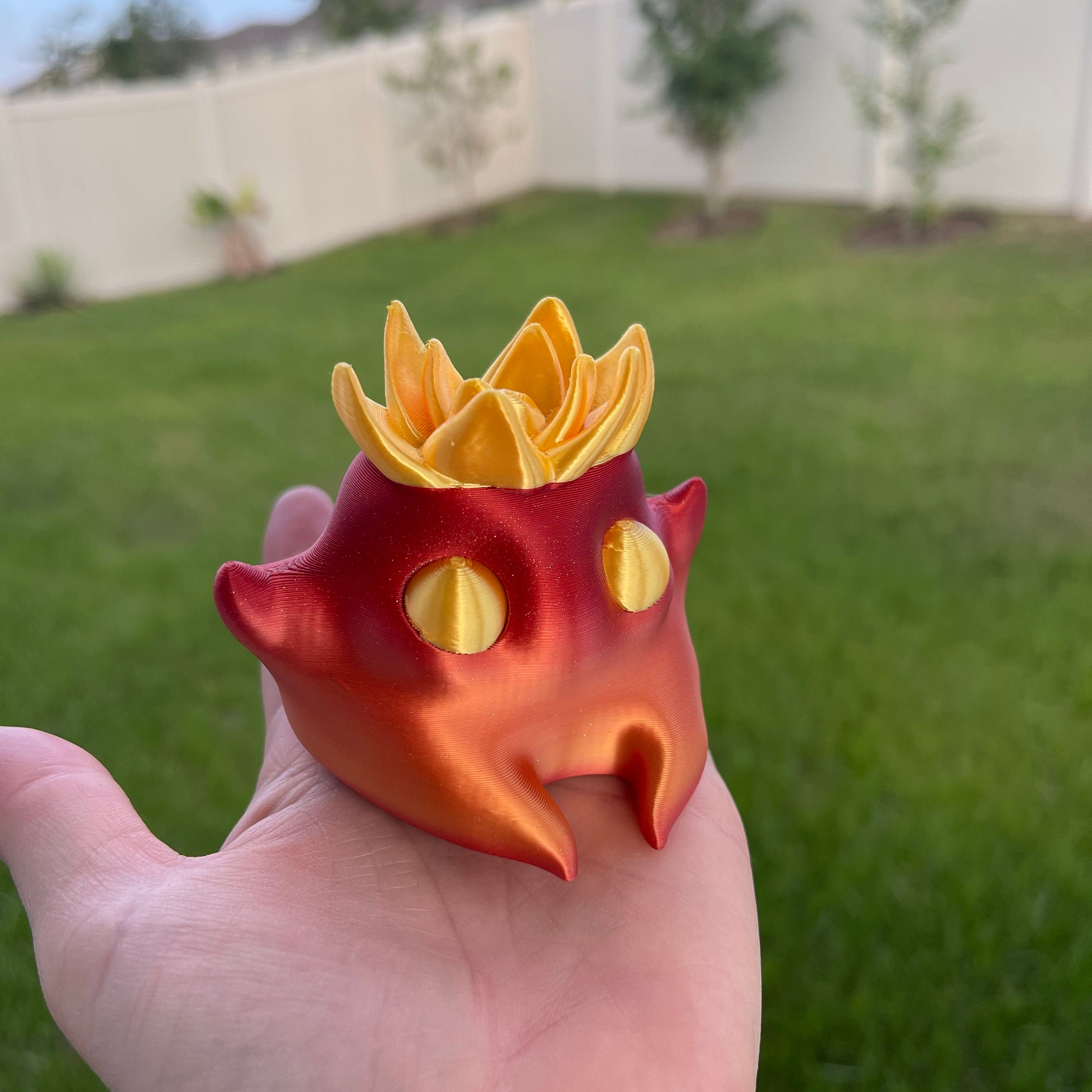 Cute Butt Sprite 3D Print Customizable Choose Color-Create Fantasy Crafts