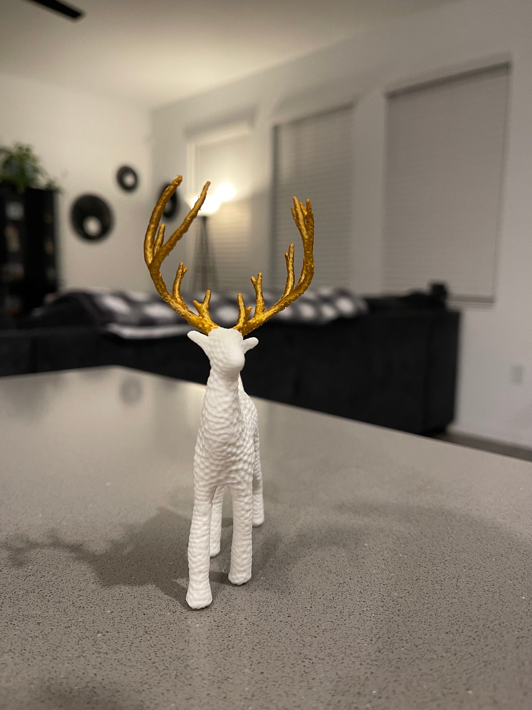 Stag 3D Printed Choose Your Own Color Bookshelf decor bookish merch-Create Fantasy Crafts