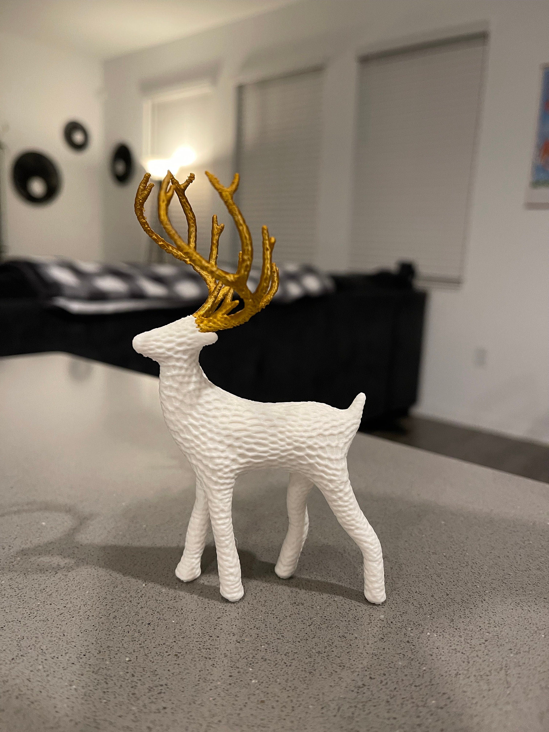 Stag 3D Printed Choose Your Own Color Bookshelf decor bookish merch-Create Fantasy Crafts