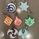 3D Print Element Keychains 7 styles-Create Fantasy Crafts