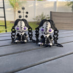 Creepy Wednesday Inspired Doll Articulated 3D Printed Voodoo Doll Desk Decor Horror Goth Fidget Creepy Cute-Create Fantasy Crafts