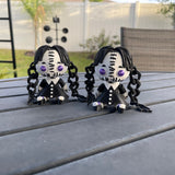 Creepy Wednesday Inspired Doll Articulated 3D Printed Voodoo Doll Desk Decor Horror Goth Fidget Creepy Cute-Create Fantasy Crafts