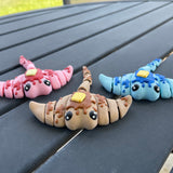 Flappy Jacks Articulating Stingray 3D Printed Fidget Toy Desk Decor-Create Fantasy Crafts