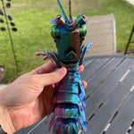 Mantis Shrimp 3D Print Articulating Customizable You Choose Color-Create Fantasy Crafts