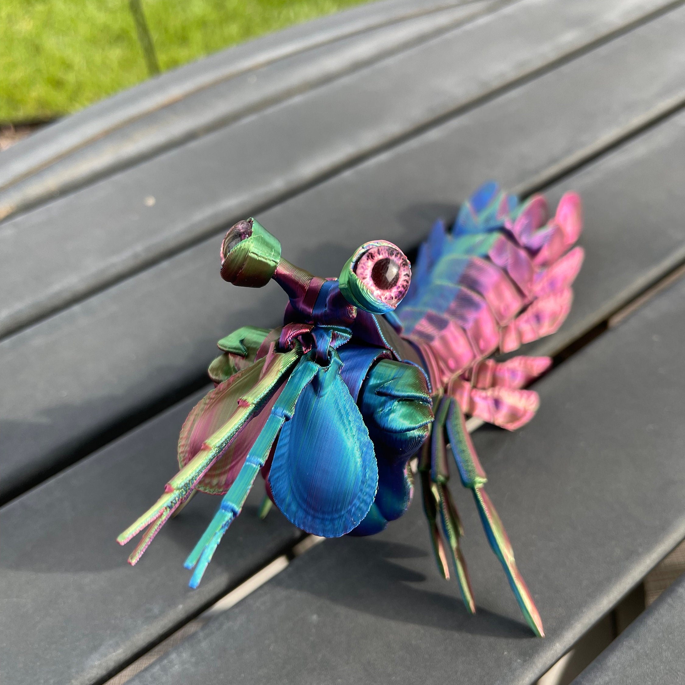 Mantis Shrimp 3D Print Articulating Customizable You Choose Color-Create Fantasy Crafts