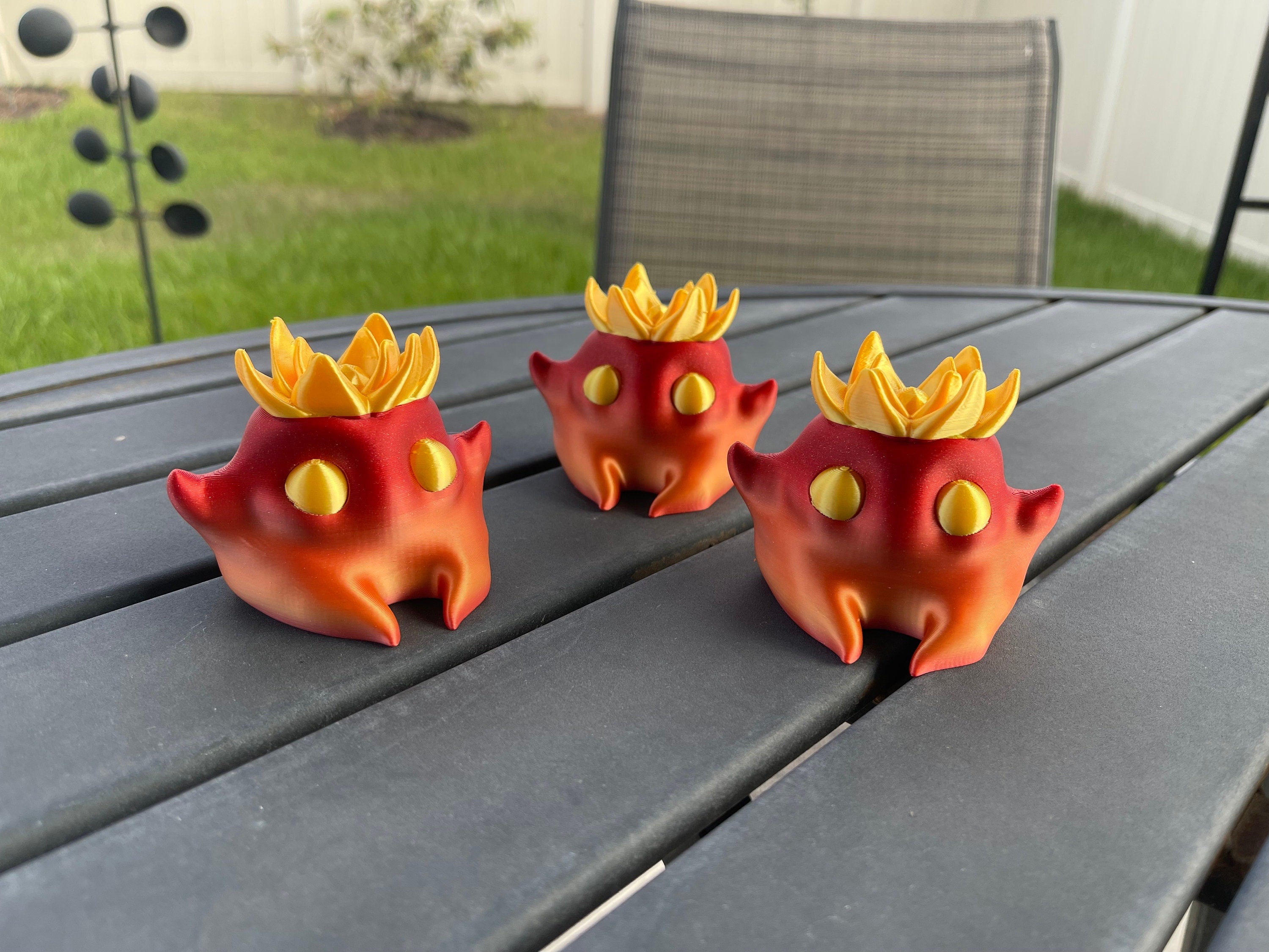Cute Butt Sprite 3D Print Customizable Choose Color-Create Fantasy Crafts