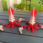 Giant Squid Articulated 3D Printed Desk Horror Goth Decor Fidget Creepy Cute Cryptid-Create Fantasy Crafts
