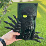 Zombie Book Nook 3D Printed Choose Color Fantasy Book Shelf Decor Book End 4x8 Horror-Create Fantasy Crafts