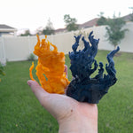 Day & Night Bookshelf Decor 3D Print-Create Fantasy Crafts