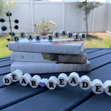 3D printed - Cute Friendship Bracelet inspired Book Shelf Sign-Create Fantasy Crafts