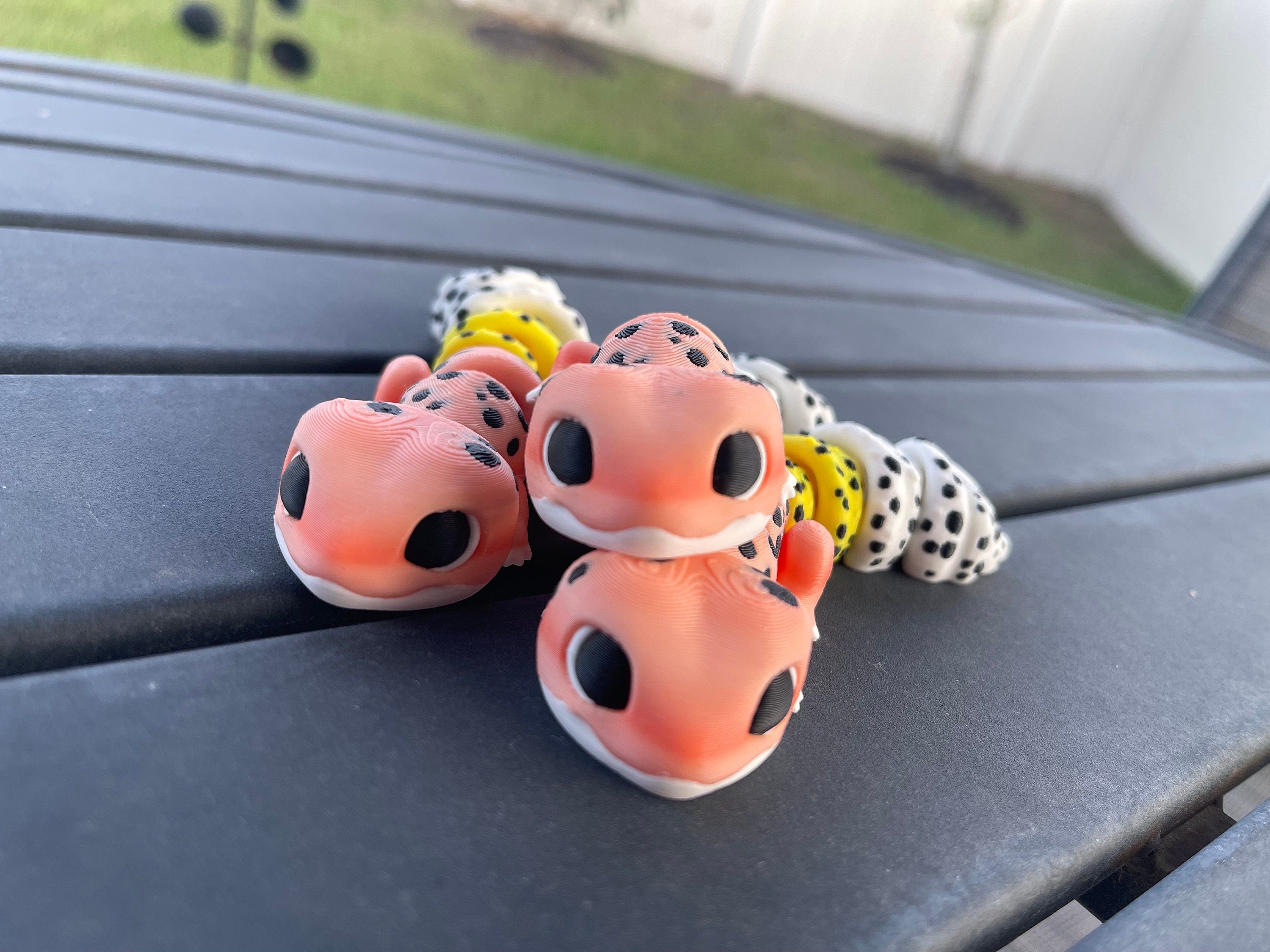 3D Print - Leopard Gecko - Gift Fidget Toy Decor-Create Fantasy Crafts