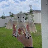 White Owl - Barn Owl - 3D Print Bookshelf Bookish Movie Decor-Create Fantasy Crafts