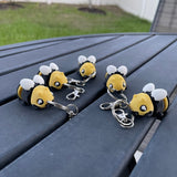 Cute Bumble Bee 3D Print Keychain - Articulating-Create Fantasy Crafts