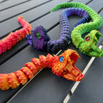 Bush Viper Articulating 3D Snake Rattle Snake Customizable-Create Fantasy Crafts