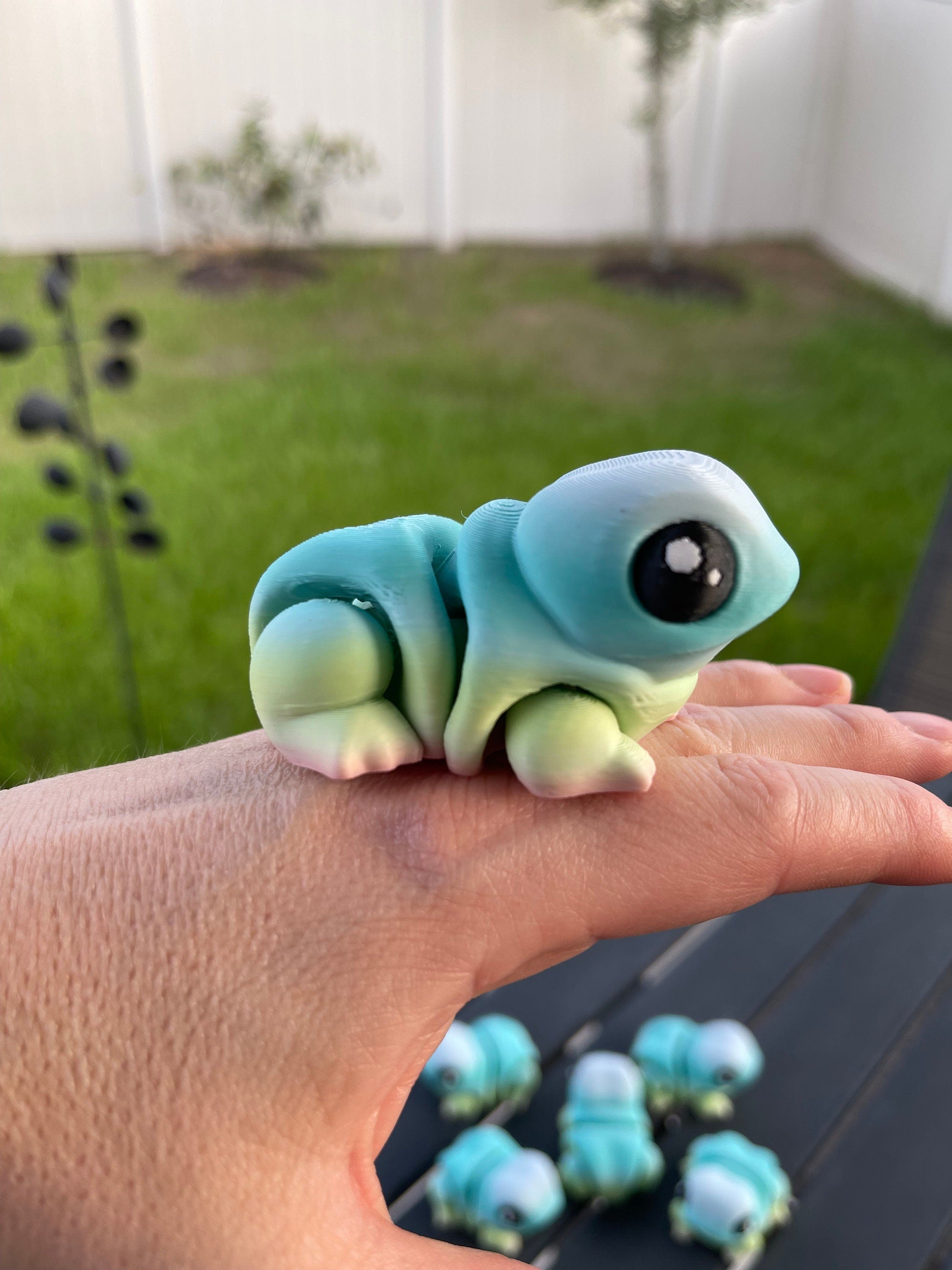 Cute Chunky Frog Articulating Gift Desk Decor Customizable You Choose Color-Create Fantasy Crafts