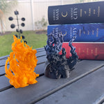Day & Night Bookshelf Decor 3D Print-Create Fantasy Crafts