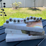 3D printed - Cute Friendship Bracelet inspired Book Shelf Sign-Create Fantasy Crafts