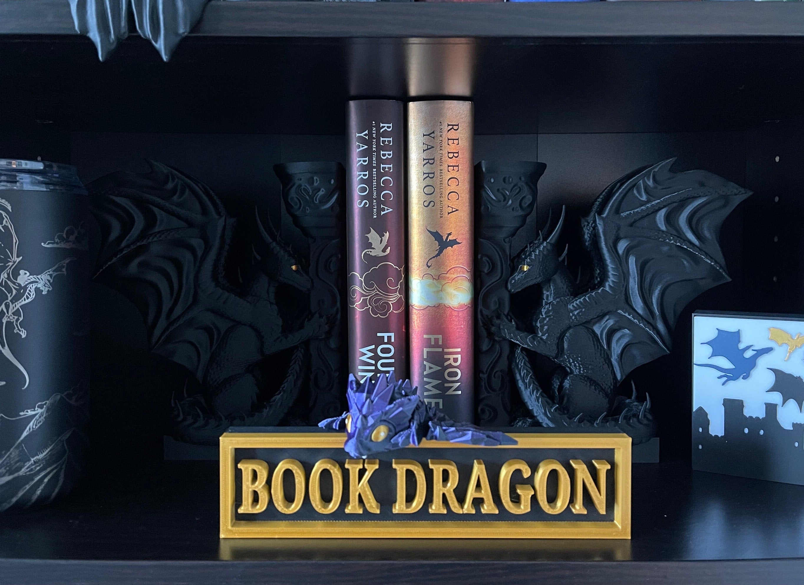 Book Shelf Signs Customizable Fun 3D Printed Library Signs-Create Fantasy Crafts