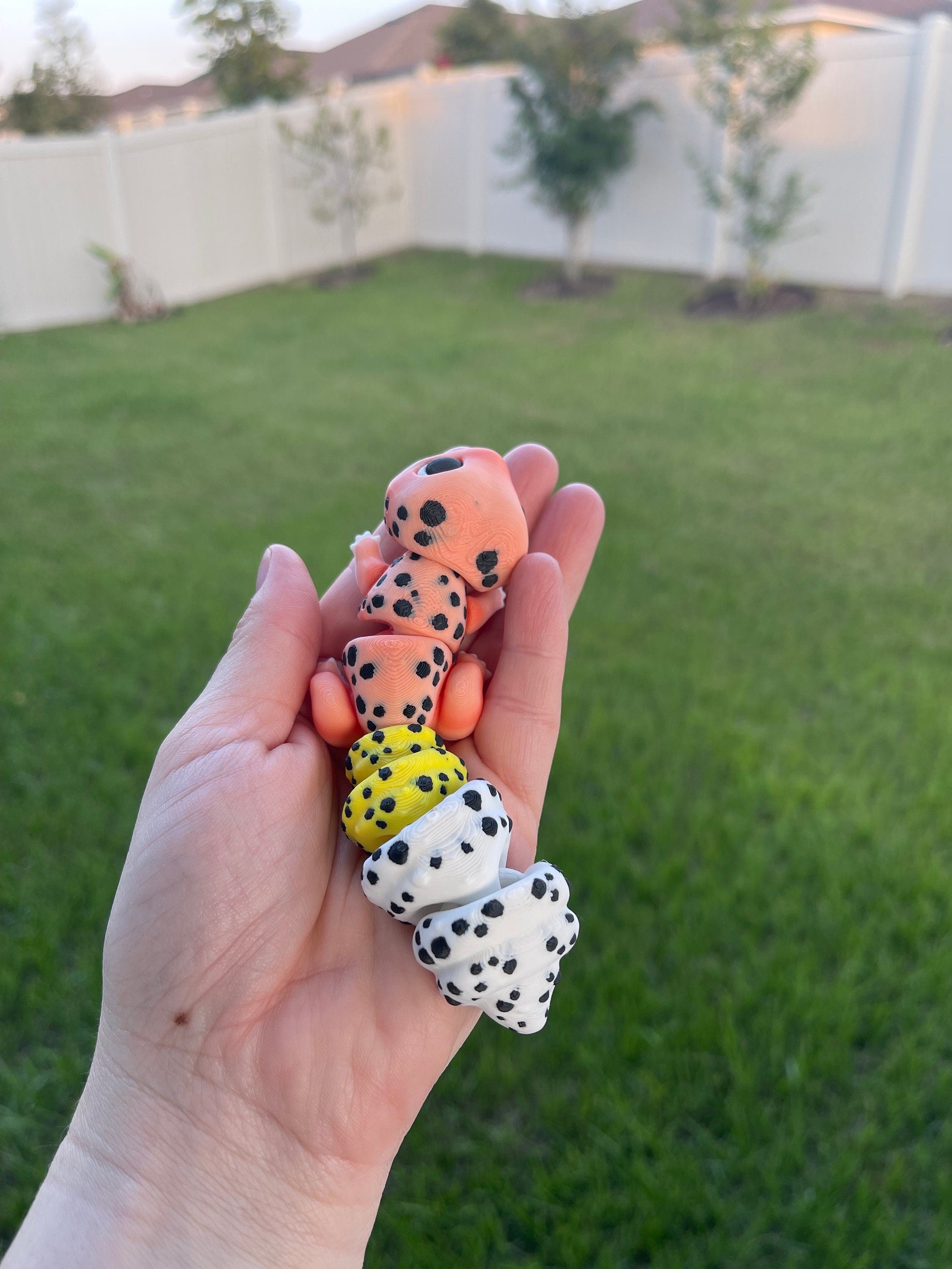 3D Print - Leopard Gecko - Gift Fidget Toy Decor-Create Fantasy Crafts
