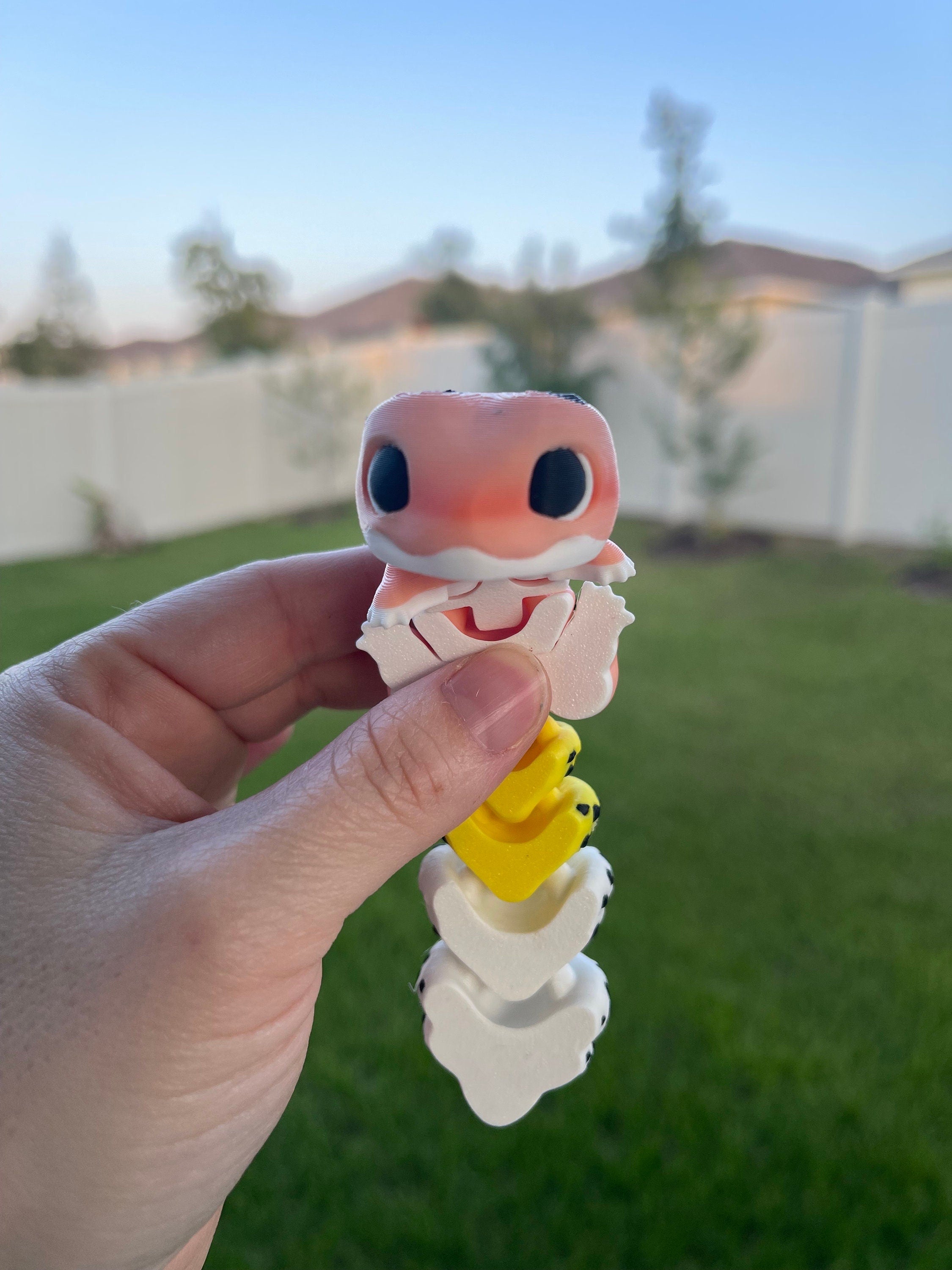 3D Print - Leopard Gecko - Gift Fidget Toy Decor-Create Fantasy Crafts