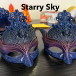 Mask 3D Printed Bookshelf Decor - Choose your own color-Create Fantasy Crafts