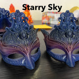 Mask 3D Printed Bookshelf Decor - Choose your own color-Create Fantasy Crafts