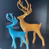 Stag 3D Printed Choose Your Own Color Bookshelf decor bookish merch-Create Fantasy Crafts