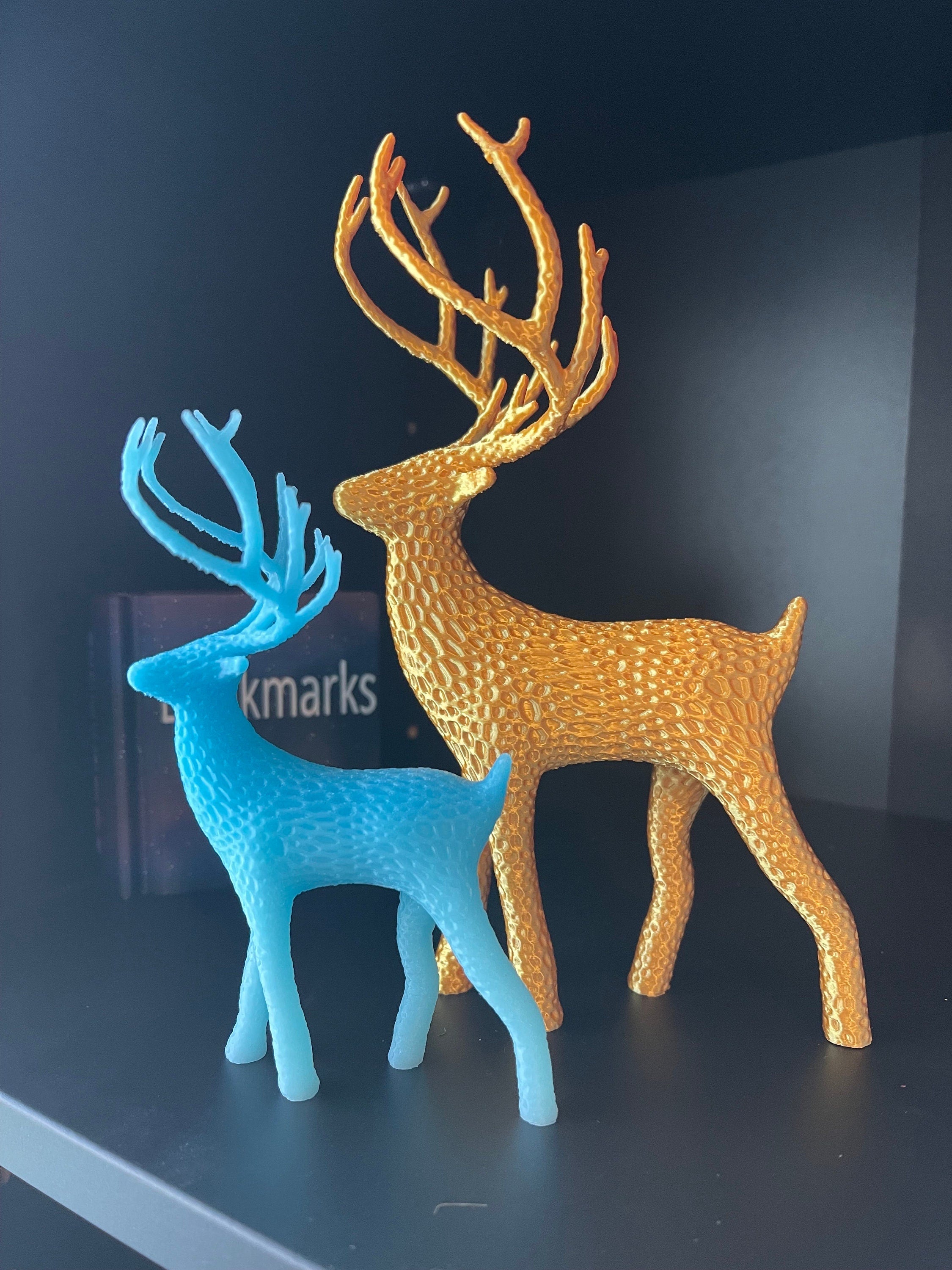 Stag 3D Printed Choose Your Own Color Bookshelf decor bookish merch-Create Fantasy Crafts