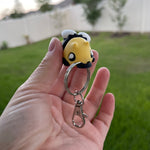 Cute Bumble Bee 3D Print Keychain - Articulating-Create Fantasy Crafts