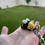 Cute Bumble Bee 3D Print Keychain - Articulating-Create Fantasy Crafts