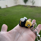 Cute Bumble Bee 3D Print Keychain - Articulating-Create Fantasy Crafts