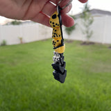 Cute Leopard Gecko 3D Print Keychain - Articulating-Create Fantasy Crafts