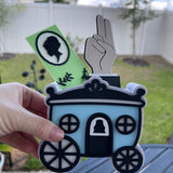 Carriage Shaped Book Mark Holder 3D Print Customizable Choose Color-Create Fantasy Crafts
