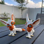 Fennec Fox Articulated 3D Print Desk Decor Horror Goth Fidget Creepy Cute-Create Fantasy Crafts