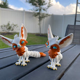 Fennec Fox Articulated 3D Print Desk Decor Horror Goth Fidget Creepy Cute-Create Fantasy Crafts