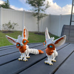Fennec Fox Articulated 3D Print Desk Decor Horror Goth Fidget Creepy Cute-Create Fantasy Crafts