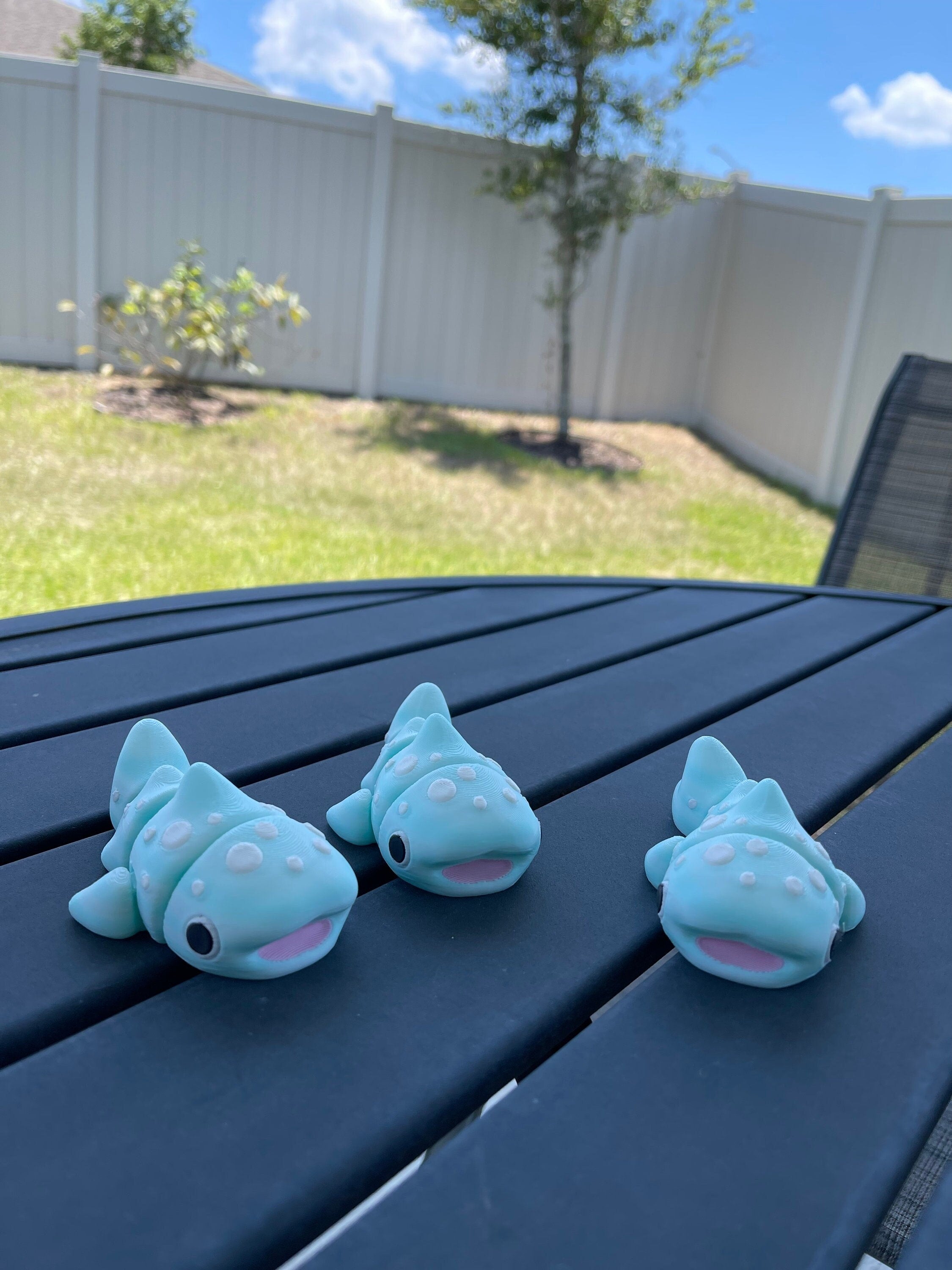 Cute Whale Shark Articulating Gift Desk Decor Customizable You Choose Color-Create Fantasy Crafts