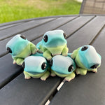 Cute Chunky Frog Articulating Gift Desk Decor Customizable You Choose Color-Create Fantasy Crafts