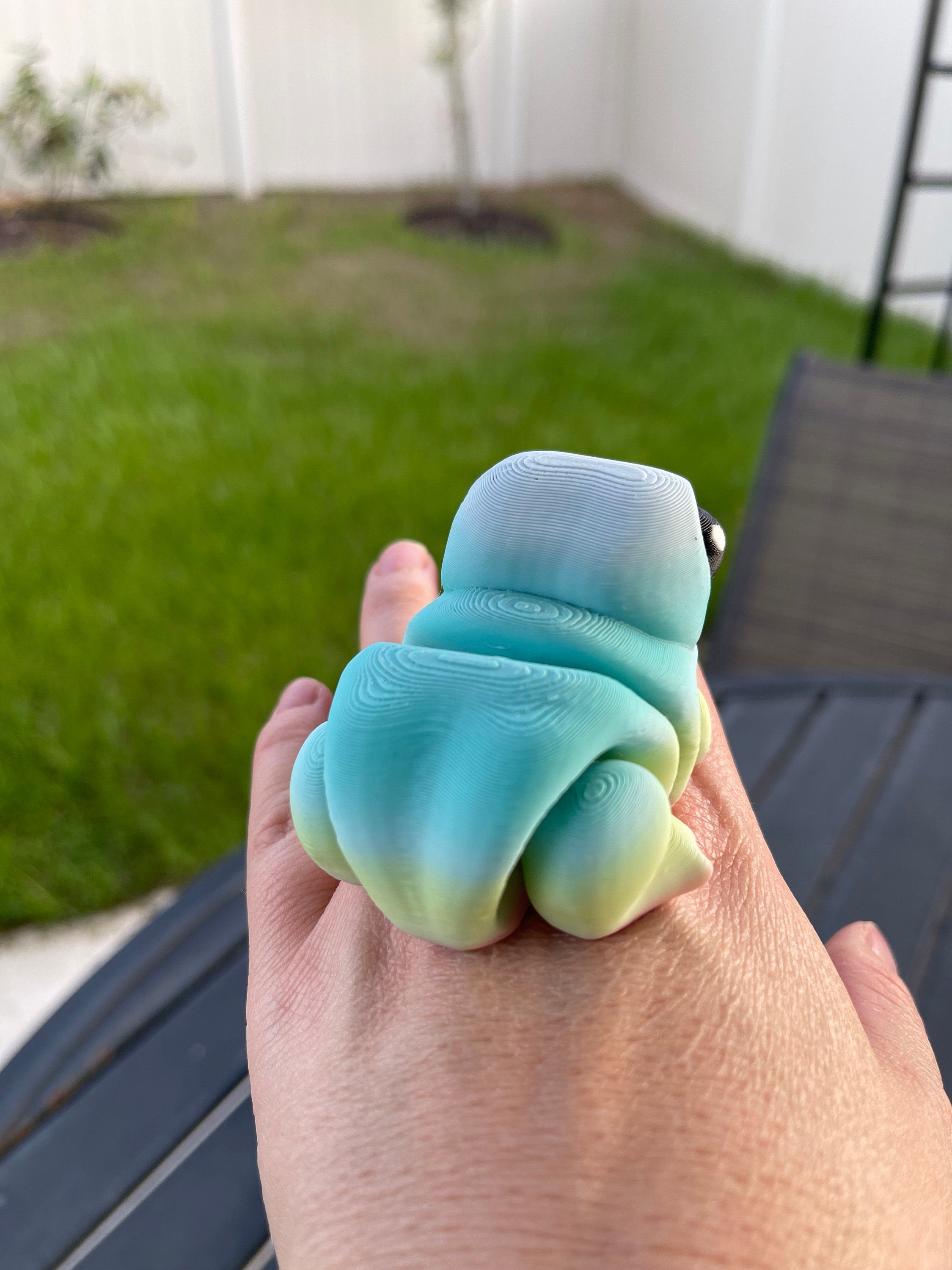 Cute Chunky Frog Articulating Gift Desk Decor Customizable You Choose Color-Create Fantasy Crafts